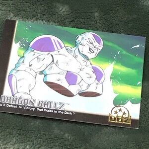 Dragon Ball Z Trading Card - Purple and Green